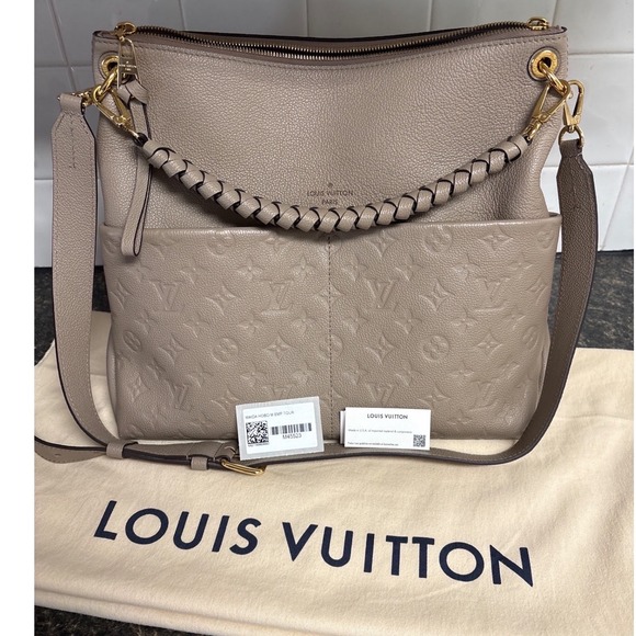 Louis Vuitton Handbags - Louis Vuitton Maida Hobo MM Empreinte Leather Tourterelle (Turtle Dove/Taupe)